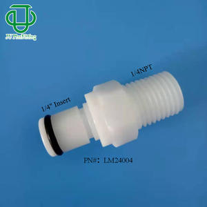 Conector Recto Macho Rápido de Plástico POM de la Serie L de Jiyou, Diámetro Nominal de 1/4\", Rosca de 1/8 NPT-1/4 NPT - Product Image 5