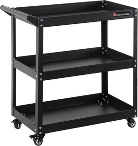 Carrito Multiusos para <span class=keywords><strong>Tatuajes</strong></span> con 3 Estantes, Carro Rodante <span class=keywords><strong>de</strong></span> Metal <span class=keywords><strong>de</strong></span> Grado Industrial, Organizador <span class=keywords><strong>de</strong></span> Herramientas, Carrito para Tienda <span class=keywords><strong>de</strong></span> <span class=keywords><strong>Tatuajes</strong></span> - Product Image 6