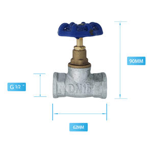 2025 vanne à soupape en fonte vanne à soupape rotative filetée femelle pour tuyaux d'eau carburant eau gaz contrôle du débit commutateurs d'air - Product Image 2