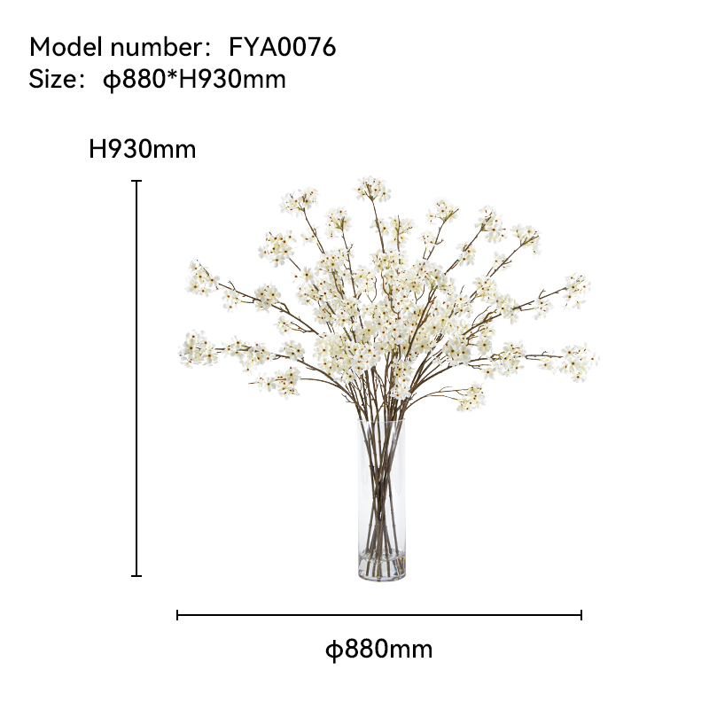 Juegos de flores artificiales de peral - FYA0076