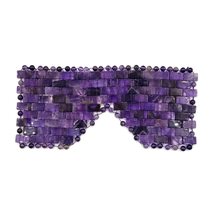 Face Massager Facial Terahertz Eye Mask for Beauty Rose Quartz pink Crystal with Jade Terahertz Eye Mask - Product Image 2