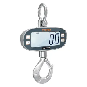 Master con 10 unità bilancia elettronica sospesa, ricaricabile, 500 kg, Truper - Product Image 1