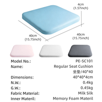 Coussin de siège ergonomique en mousse à mémoire de forme, design oblong, housse amovible, technique de couture pour soulager la pression – Fini les maux de fesses