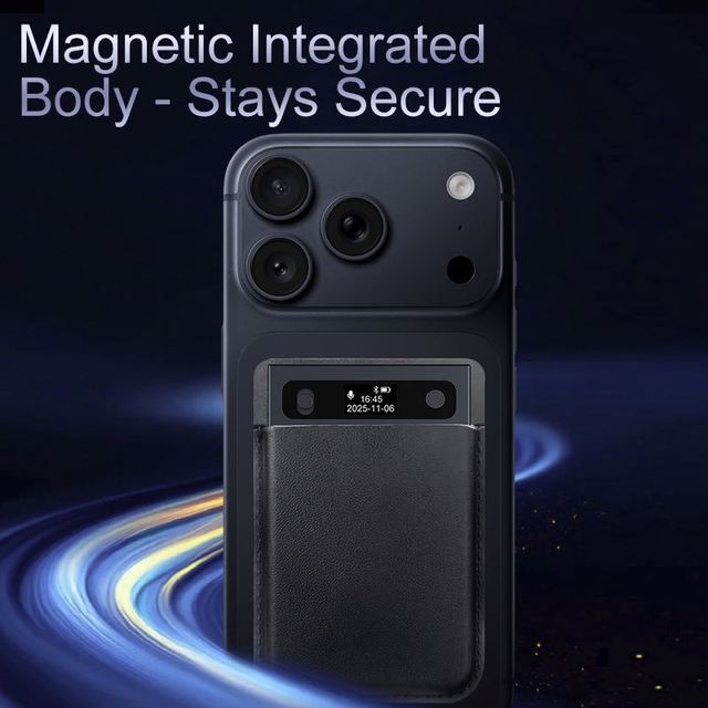 T8 Smart AI Voice Recorder for Office Meetings and Business Speech-to-Text Conversation, Ultra-thin Recorder for Text Summary