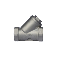 Filtre à eau manuel en acier inoxydable 304/316 UBT GL11W-16P OEM, filetage en Y, filetage NPT, plomberie PN16, pression 0-80°C