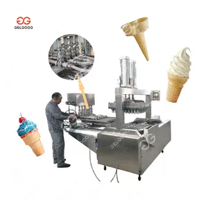Supplier automatic Soft Ice Cream Cone Cup Machinery Ice Cream Cone Machine