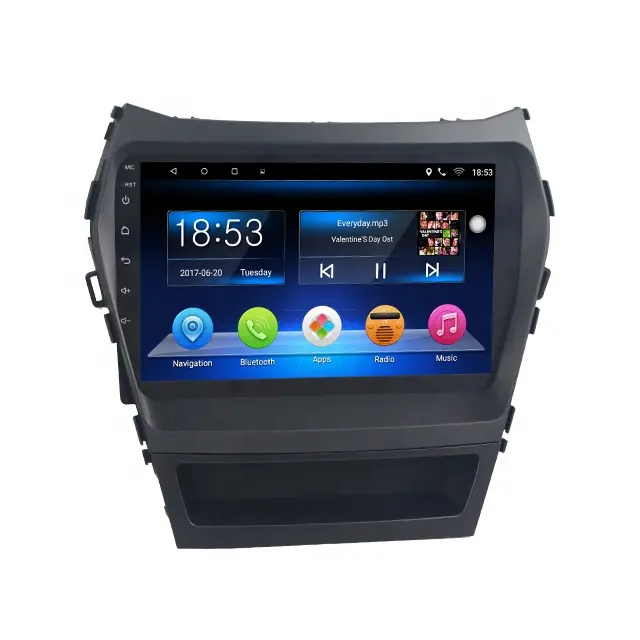 Android Car MP5 Player Gps Navigation Multimedia For Hyundai Ix45 Santa Fe 2013 2014 2015 Auto Radio Stereo