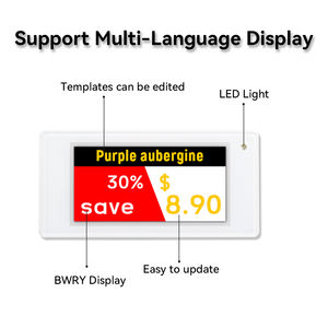 Умная Новая модная сеть магазинов 3C CE FCC электронные полки этикетки ударопрочные и устойчивые к погодным условиям цифровые ценники для систем <span class=keywords><strong>EAS</strong></span> - Product Image 6