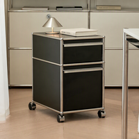 Meuble de rangement mobile à roulettes, design moderne, en métal, table d'appoint pour salon, chambre, bureau à domicile
