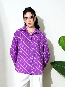 Zafira Solid Office Summer Casual Camisa tejida 100% algodón de secado rápido Regular Fit adornado con tonos ricos - Product Image 3