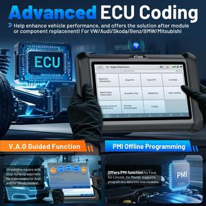 2026 XTOOL D7W Sans fil Directionnel Outil de diagnostic automobile, Programmeur de clés <span class=keywords><strong>IMMO</strong></span> et Codeur de clés avec Codage ECU et 39+ fonctions de réinitialisation - Product Image 3