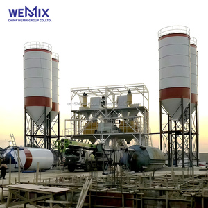 HZS120 Centrale à béton Centrale à béton stationnaire Centrale à béton prêt à l'emploi Mélangeur à béton à courroie - Product Image 1