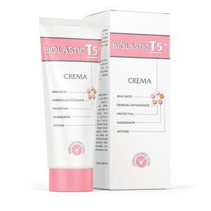 Biolastic T5 Crema 250ml, Crema Facial Vegana con Ácido Hialurónico, Antienvejecimiento, Hidratante y Dermoelastificante para Todo Tipo de Piel - Product Image 1