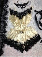 Pijamas eróticos de verano para mujer, lencería para dormir, tentación Sexy, encaje, ocio, hermoso conjunto, encaje, tentación adelgazante, gran oferta