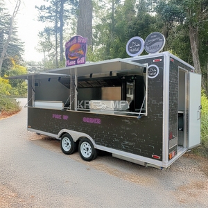 Remolques de Comida Móviles 2025, Estilo Europeo Retro Chino, Freidora, Carrito de Comida al Aire Libre, Camión de Comida en Venta - Product Image 2