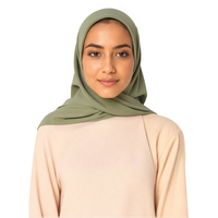 Lignes Écharpes ethniques personnalisées en coton long, style uni, imprimé floral traditionnel, pour hijab et foulard musulman