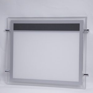Portable Led Backlit ultra Thin Acrylic Panel Crystal Poster Led <b>Light</b> <b>Box</b> With Display <b>Advertising</b> Screen - Product Image 1