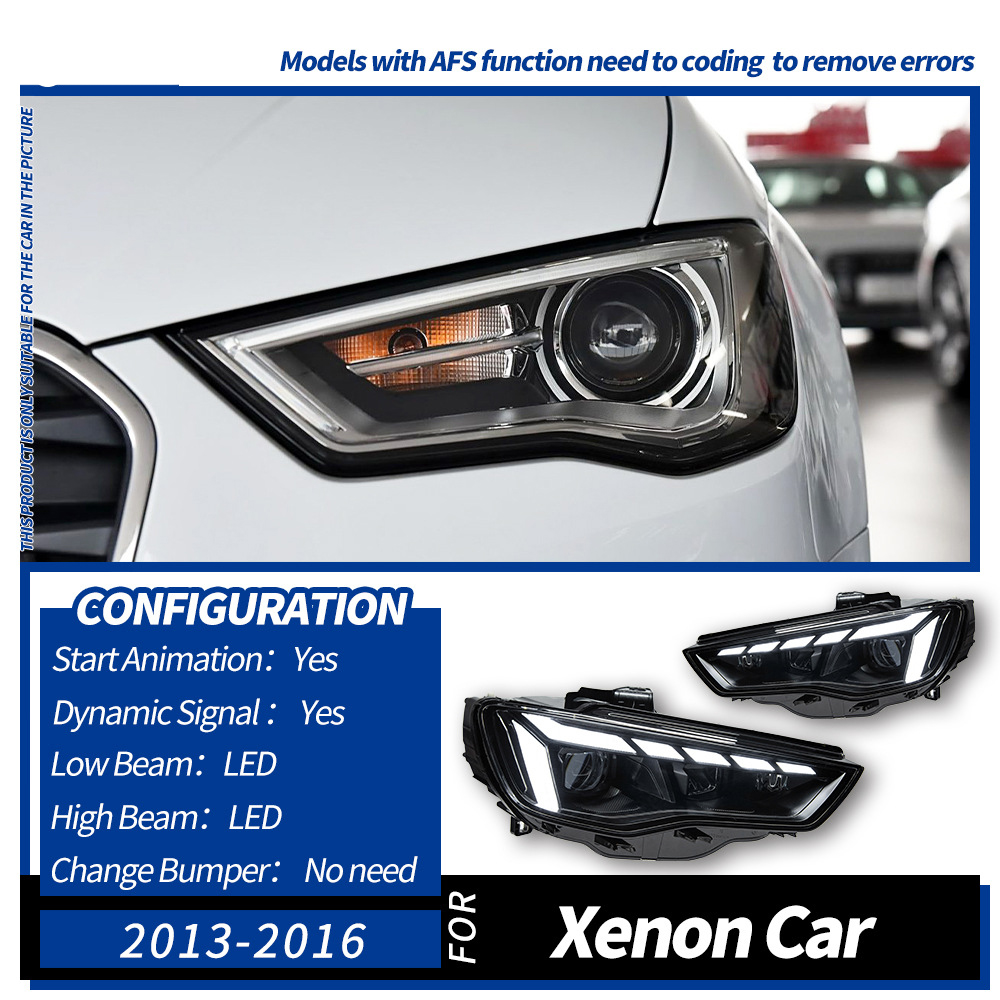 For 13-16 original car xenon no need change bumper