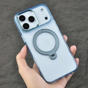 Luxury 360 Degree Rotatable Crystal Fixed Point Magnetic Suction Protective Phone <strong>Case</strong> For <strong>iPhone</strong> <strong>17</strong> <strong>Pro</strong> Max New Release - Product Image 2