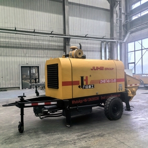 JIUHE Global 40 Remote Control Hydraulic Cement Pump Mini <b>Concrete</b> Pump Trailer Pump <b>Concrete</b> for Building - Product Image 1