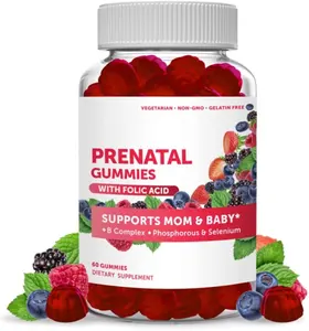 Vitamin Gummies All Natural Prenatal Vitamins Gummies For Women With Iron And Folic Acid Immune Booster