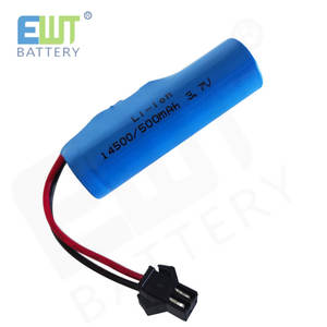 レンジング機器用<span class=keywords><strong>3</strong></span>.7V 500mAh ICR14500リチウムイオンバッテリー - Product Image 5