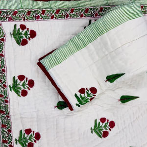 2025 meilleure vente en gros 100% couette en coton biologique 100% couette en coton biologique fabriqué en Inde produit doux et confortable - Product Image 1