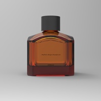 Bouteilles en verre de luxe transparentes de 200 ml avec bouchon à vis carré, personnalisables avec logo sérigraphié, pour diffuseur de parfum à bâtonnets et aromathérapie