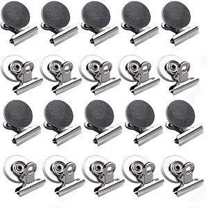 Clip magnétique <span class=keywords><strong>Bulldog</strong></span>, Clips magnétiques en ferrite pour bureau/réfrigérateur, Clips à ressort magnétiques - Product Image 2