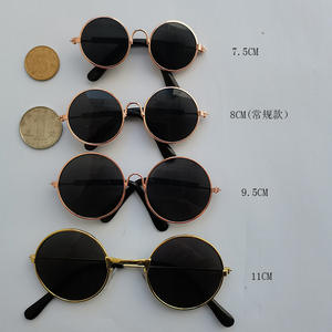 Lunettes de soleil mode créative pour animaux de compagnie Studio photographie accessoires Photo Miniature diverses couleurs poupée accessoires lunettes de soleil - Product Image 3