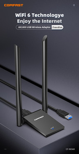 Hiệu suất cao wpa3 Dual Band rtl8832bu 1800Mbps <span class=keywords><strong>USB</strong></span> 3.0 Wifi <span class=keywords><strong>Adapter</strong></span> bên ngoài giao diện không dây - Product Image 2