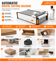 Máquina CNC para Cajas de Cartón Jinan, Máquina de Corte Oscilante con Cuchilla CNC para Cajas de Cartón Corrugado 1625
