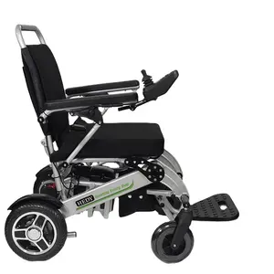Hgy few01 ce cadeira de roda elétrica dobrável, leve, portátil, amigável, para idosos deshabilitados, handicapados