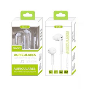 Auriculares con Micrófono, Audífonos con Cable para Música, Sonido de Bajos, Diseño Moderno - Product Image 1