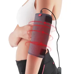Heating Pad Wrap Heated Elbow Brace Heat Cold Therapy for Arm Elbow Joint with 3 Level Temperature and 4 Feet USB Cable
