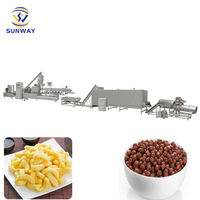 Puff Corn Snack Stick Process Machines Line Equipment Extruded Wheat Flour Snack Processing Machinery Plant Cost