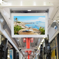 OSK Moniteur de toit rabattable 16 pouces Android 4G Bus Écran publicitaire 12V/24V Signalisation numérique Garantie 1 an