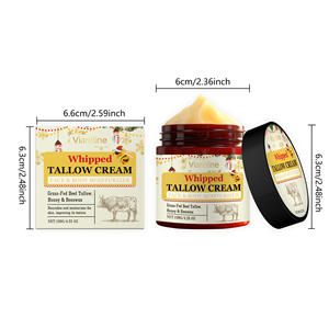 Crema nutritiva de sebo para la piel, de doble uso facial y corporal, hidratante, suave y delicada. - Product Image 6