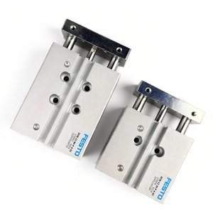 Cylindre pneumatique à double effet Festos série DFM, cylindre à tige de guidage DFM-12-10-25-40-50-P-A-GF pour équipement d'automatisation - Product Image 3