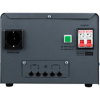 Stabilisateur de tension monophasé SVC 3000VA fabriqué en usine, 220V avec protection contre les surtensions/surintensités et efficacité de 98%