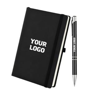 High Quality <b>A5</b> A6 PU Leather <b>Notebook</b> Custom <b>Lined</b> Journals with Logo Promotional Hardcover <b>Notebook</b> with Multiple Colors - Product Image 1