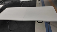 Promotion extérieure et intérieure 180cm Table pliante en plastique la moins chère
