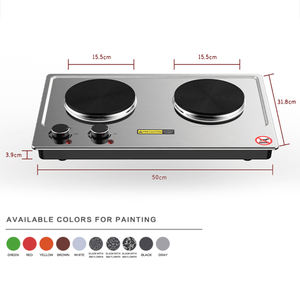 صحن ساخن محمول عالي الطاقة عالي الطاقة للطبخ الداخلي القلي سهل الاستخدام من المعدن - Product Image 6