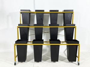 Expositor Metálico para <span class=keywords><strong>Flores</strong></span> con 12 Cubos, Estante Metálico para Exhibición de <span class=keywords><strong>Flores</strong></span> en Supermercados - Product Image 5