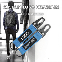 Porte-clés personnalisé en alliage de zinc durable avec logo imprimé en typographie, thème sportif, étiquette de moto, bracelet