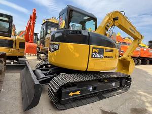 Excavatrice sur chenilles Komatsu PC78US d'occasion, faible nombre d'heures de fonctionnement, bon état, 7 tonnes, compacte, hydraulique - Product Image 2