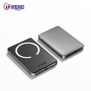 Chargeur sans fil magnétique portable mini 22,5 W avec logo personnalisé, batterie Li-polymère ultra-fine en alliage d'aluminium pour téléphone - Product Image 1