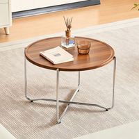 Table basse minimaliste moderne de style italien pour petits espaces et appartements en MDF