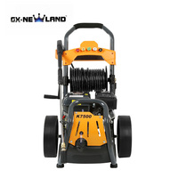 180 Bar 200 Bar Pompe à Eau Moteur à Essence Jet Portable Power Car High Pressure Washer avec Enrouleur de Tuyau