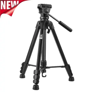 BENRO T891 Professional Black Aluminium Alloy tripod photography Tripod for DSLR mobile phone